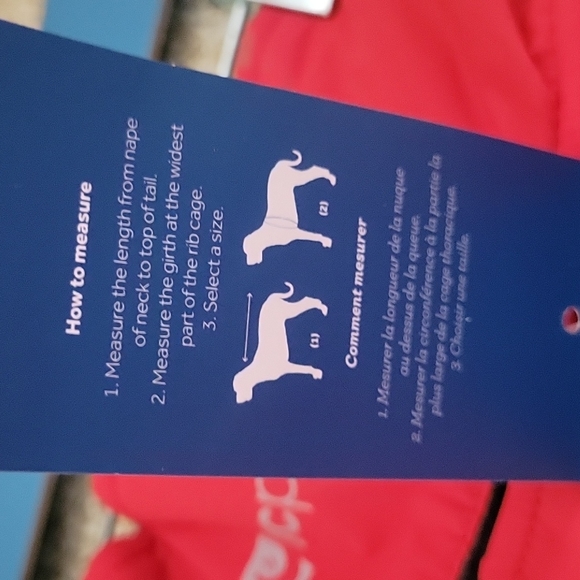 Rcpets  red dog drift coat size 22" - Picture 7 of 7